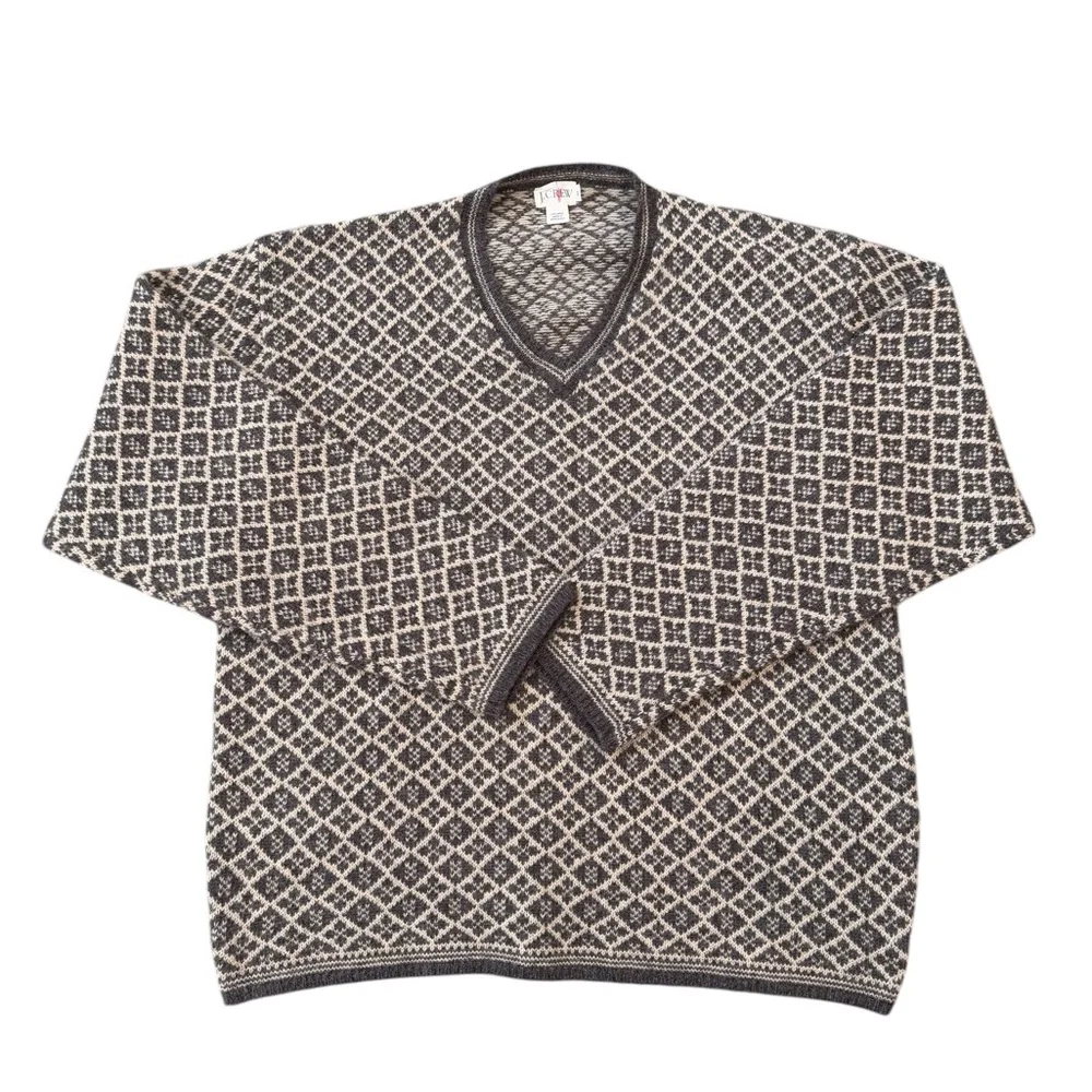 J.Crew Nordic Brown Men’s Sweater Size XL‎